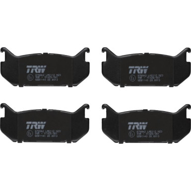 Bremsklötze HA MAZDA MX-6,626,Xedos6 91 GDB1140 Bremsklötze HA MAZDA MX-6,626,Xedos6 91 GDB1140