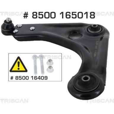 Lenker, Radaufhängung 8500 165018 Lenker, Radaufhängung 8500 165018