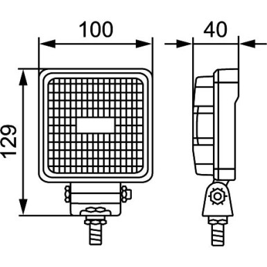 HELLA Arbeitsscheinwerfer 1GA 357 107-012