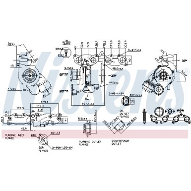 Nissens Turbo CHRYSLER,DODGE,MITSUBISHI 06 FACTORY NEW 93253 Nissens Turbo CHRYSLER,DODGE,MITSUBISHI 06 FACTORY NEW 93253
