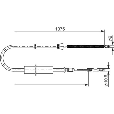 Handbremsseil 1987477808 Handbremsseil 1987477808