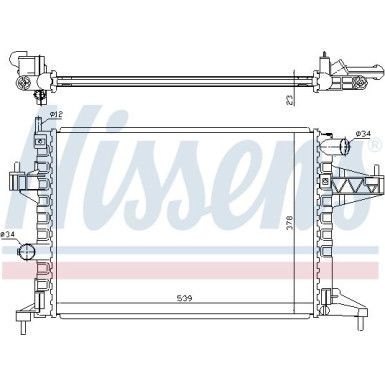 Wasserkühler PKW 63008 Wasserkühler PKW 63008