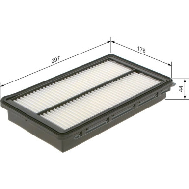 Luftfilter F 026 400 619 Luftfilter F 026 400 619