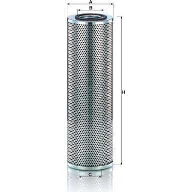 MANN-FILTER Filter, Arbeitshydraulik H 1266