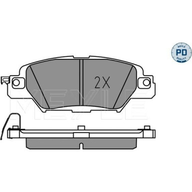 Bremsbelagsatz, Scheibenbremse MEYLE-PD: Advanced performance and design 025 223 3214/PD Bremsbelagsatz, Scheibenbremse MEYLE-PD: Advanced performance and design 025 223 3214/PD