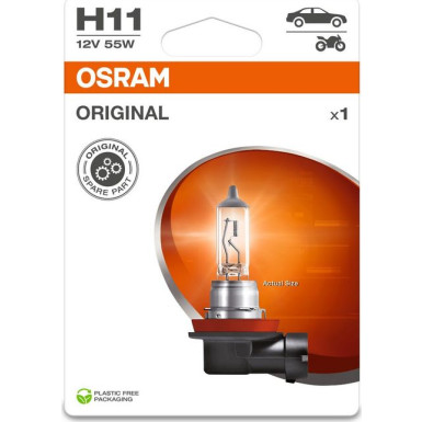 H8 12V 35W PGJ19-1 1 Stück Blister von OSRAM