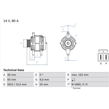 Lichtmaschine 0 986 042 911 Lichtmaschine 0 986 042 911