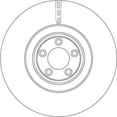 52 481 054 Bremsscheibe VA JAGUAR XF, XJ 09 TRW SINGLE DF6651S