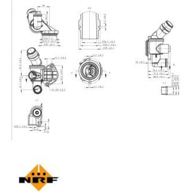 Thermostat, Kühlmittel EASY FIT 725003 Thermostat, Kühlmittel EASY FIT 725003