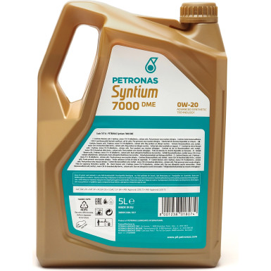 PETRONAS Syntium 7000 DME 0W-20 SP 70716M12EU