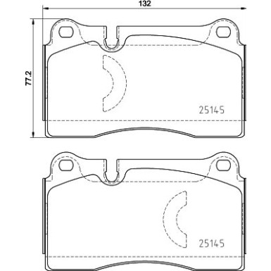 BREMBO Bremsklötze VA P 85 159 BREMBO Bremsklötze VA P 85 159