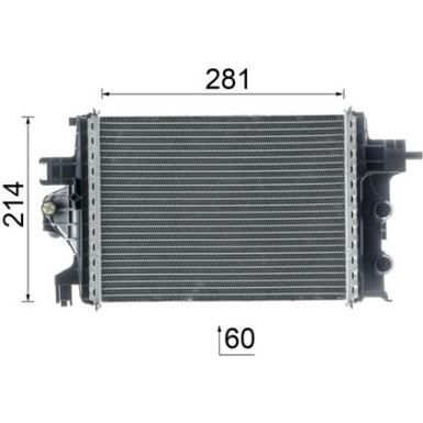 KÜHLER, MOTORKÜHLUNG BEHR Premium Line CR2634000P