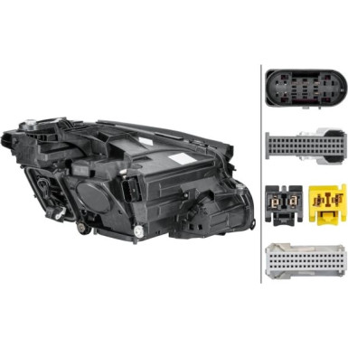 SCHEINWERFER L HELLA MERCEDES E-KLASSE W213 16 1EX 012 076-671
