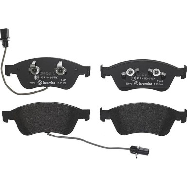 BREMBO Bremsklötze VA P 85 102 BREMBO Bremsklötze VA P 85 102