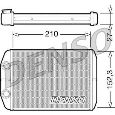 DENSO Heizkörper DRR09073 DENSO Heizkörper DRR09073