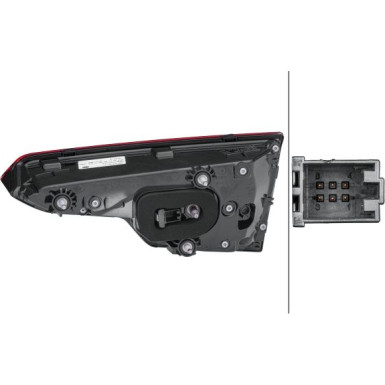HECKLEUCHTE HELLA AUDI A4 LIM 15 2SV 012 247-271