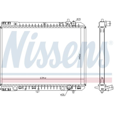 Wasserkühler PKW 666230