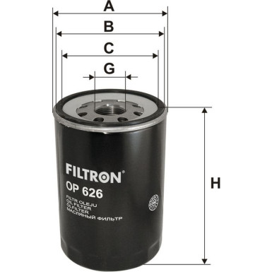 FILTRON Ölfilter OP 626 FILTRON Ölfilter OP 626