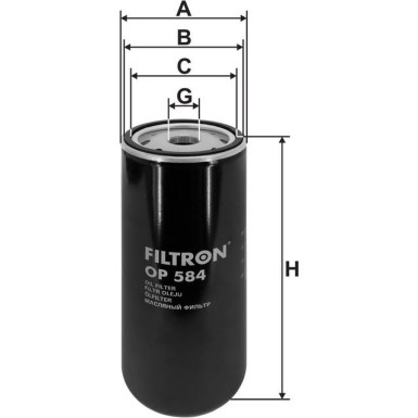 FILTRON Ölfilter OP584 FILTRON Ölfilter OP584