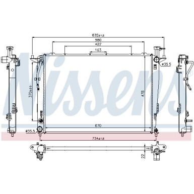 Wasserkühler PKW 66781