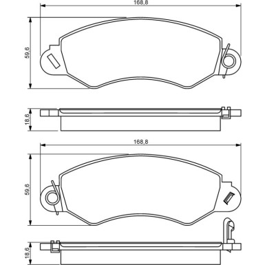 Bremsbelag 0 986 494 300 Bremsbelag 0 986 494 300