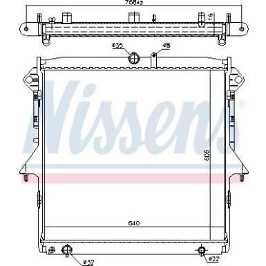 Wasserkühler PKW 69245