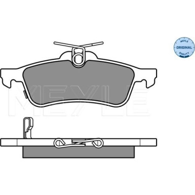 Bremsbelagsatz Toyota T. Yaris 05- Mit Sensor MEYLE-ORIGINAL: True to OE 025 245 7415/W