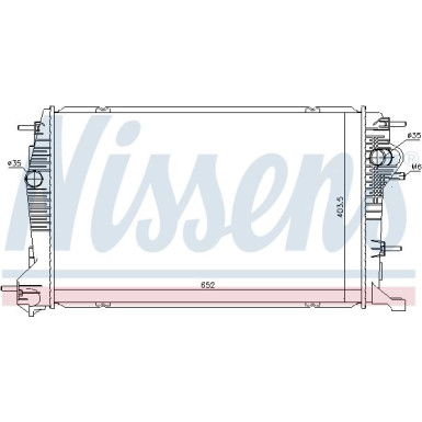 Wasserkühler PKW 637622 Wasserkühler PKW 637622