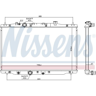 Wasserkühler PKW Honda CR-V 12 606522