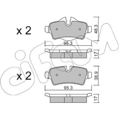 Bremsklötze HA 822-769-0