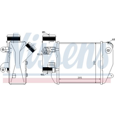 Ladeluftkühler PKW AUDI A6 3.0 TDI 04-11 96576