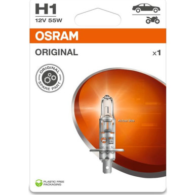H1 12V 55W P14,5s Original Ersatzteil Blister 1 Stück