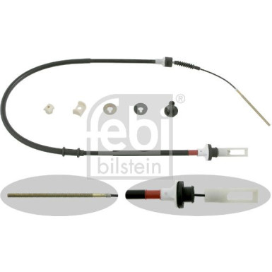 FEBI BILSTEIN Kupplungsseil 12756 FEBI BILSTEIN Kupplungsseil 12756