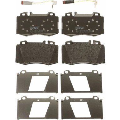Bremsklötze VA SUV/LCV MERCEDES W203,W211,W220,R230,R171 98 COTEC GDB1543