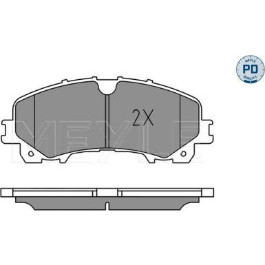 Bremsbelagsatz, Scheibenbremse 025 221 1716/PD Bremsbelagsatz, Scheibenbremse 025 221 1716/PD