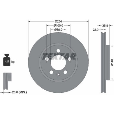 Bremsscheibe PRO 92329503