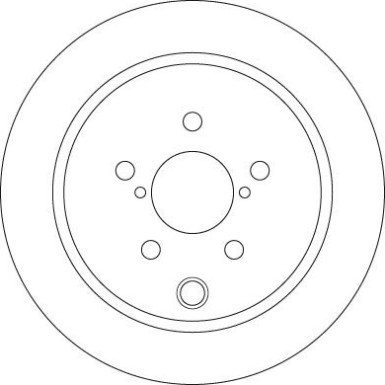 88 482 018 Bremsscheibe HA DF6503 88 482 018 Bremsscheibe HA DF6503
