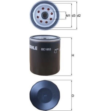 MAHLE Ölfilter OC 1053 MAHLE Ölfilter OC 1053