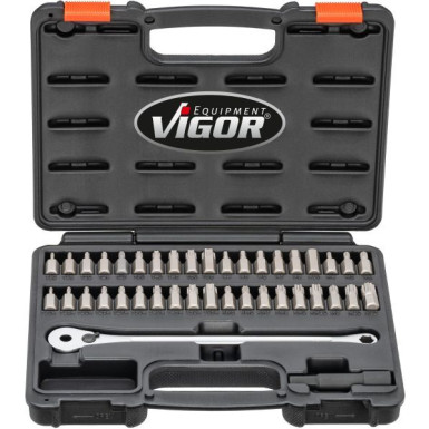 VIGOR Schrauberbit-Satz V7784