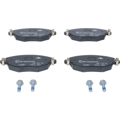 Bremsbelagsatz Ford P. Mondeo 1.8-3.0 00-07 Keramik ATE Ceramic 13.0470-3987.2 Bremsbelagsatz Ford P. Mondeo 1.8-3.0 00-07 Keramik ATE Ceramic 13.0470-3987.2