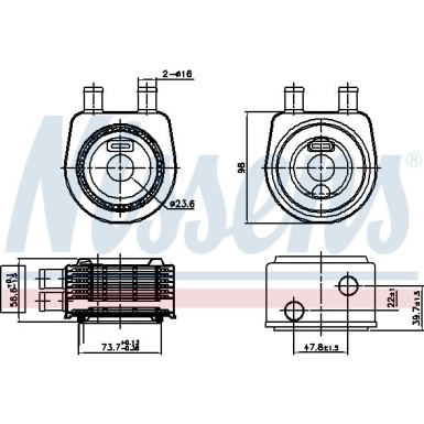 Ölkühler PKW 90774 Ölkühler PKW 90774