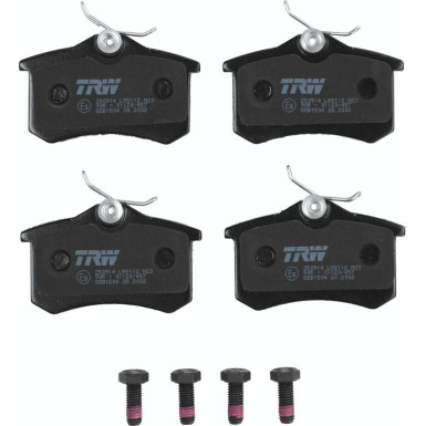 Bremsklötze HA AUDI,PEUG,FIAT,CITR,VW 95 COTEC GDB1504 Bremsklötze HA AUDI,PEUG,FIAT,CITR,VW 95 COTEC GDB1504