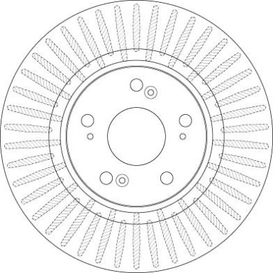 Bremsscheibe Honda P. Accord 08 TRW SINGLE DF6432S