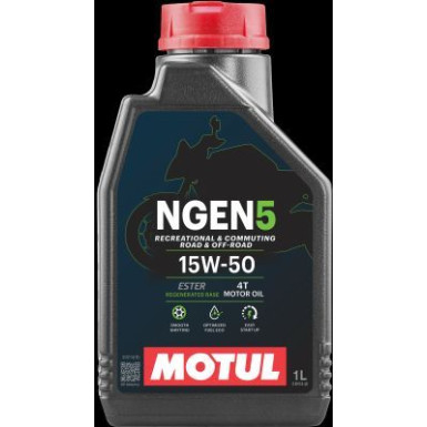 Motul NGEN5 4T 15W-50 1 Liter NGEN 5 15W-50 4T 111833