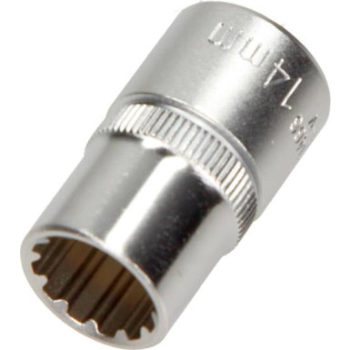 Steckschlüssel Spline 1/2 X 14mm X38mm YT-1466 Steckschlüssel Spline 1/2 X 14mm X38mm YT-1466