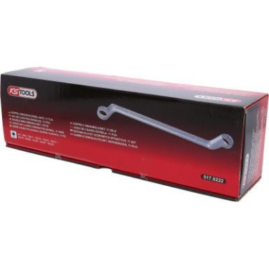KS TOOLS CLASSIC Doppel-Steckschlüsselsatz, gebogen, 11-teilig, 6-32 mm 517.0222 KS TOOLS CLASSIC Doppel-Steckschlüsselsatz, gebogen, 11-teilig, 6-32 mm 517.0222