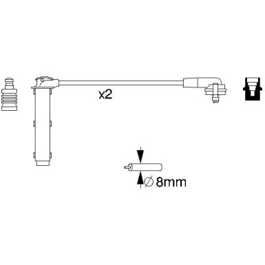Zündleitungssatz FORD Galaxy 0 986 356 833