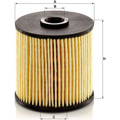 Mann & Hummel Kraftstofffilter PKW CITR C3,FORD Focus,Mondeo 08 PU 7010 z