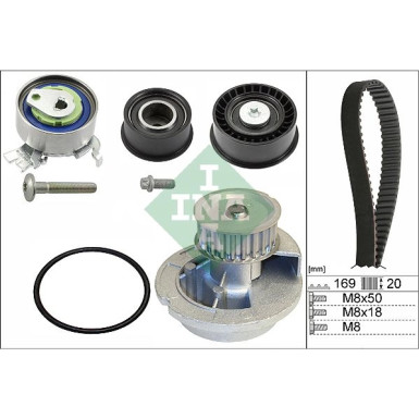 Wasserpumpe + Zahnriemensatz 530 0078 31 Wasserpumpe + Zahnriemensatz 530 0078 31