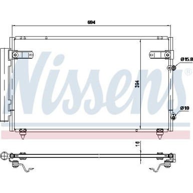 Kondensator PKW LEXUS GS 300 97- 3.0 I V6 24V 940368